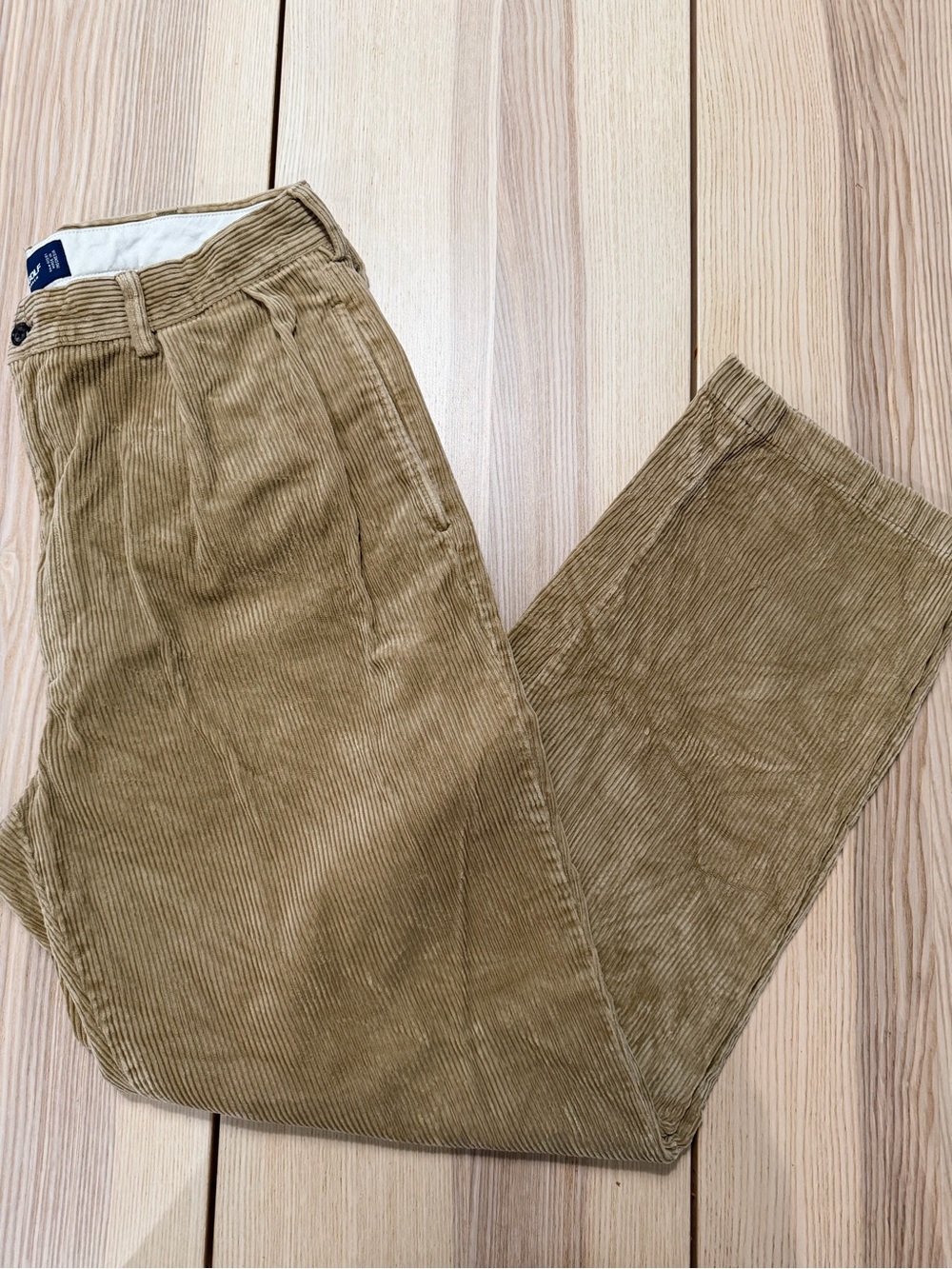 Polo Ralph Lauren Khaki Corduroy Golf Pants 36x32 Bin 1